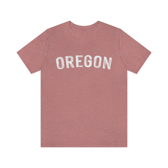 Oregon T-Shirt - Paint Text Unisex Oregon Shirt