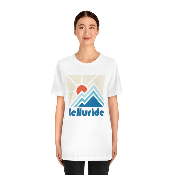 Telluride Shirt, Colorado Retro T-Shirt, Colorful Colorado tee, Telluride Mountain Shirt