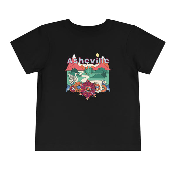 Asheville, North Carolina - Hippie Style Toddler T-Shirt