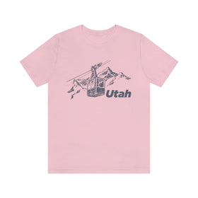 Buy pink Utah T-Shirt - Retro Unisex Utah T Shirt