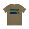 Salida T-Shirt - Retro Mountain Bike Adult Unisex Salida, Colorado T Shirt