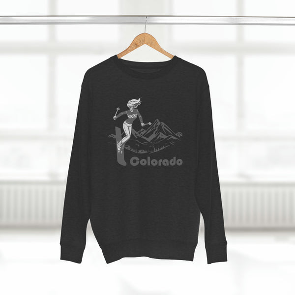 Premium Colorado Crewneck Sweatshirt - Retro Unisex Sweatshirt