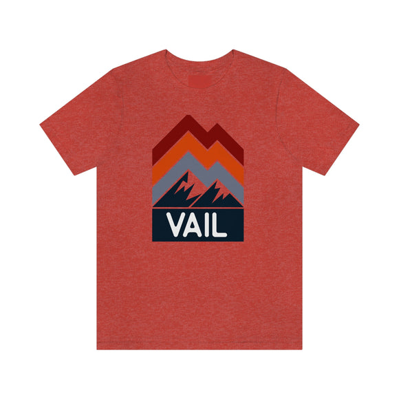 Vail, Colorado T-Shirt - Retro Mountain Unisex Vail Shirt