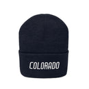 Colorado Beanie - Adult Embroidered Colorado Knit Hat-2