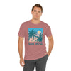 San Diego, California T-Shirt - Retro Palm Tree & Beach Unisex San Diego Shirt