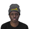 Atlanta, Georgia Beanie - Adult Embroidered Retro Sunset Atlanta Knit Hat
