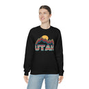 Utah Sweatshirt Mountain - Retro Unisex Mountain-13