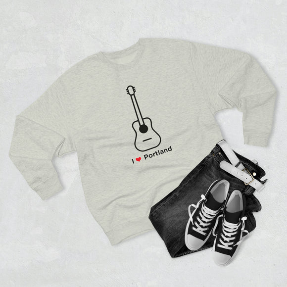 Premium Portland, Oregon Crewneck Sweatshirt - Retro Unisex Sweatshirt