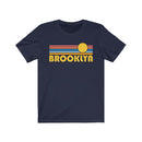 Brooklyn, New York T-Shirt - Retro Sunrise Adult Unisex Brooklyn T Shirt-6