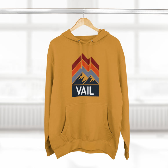 Premium Vail, Colorado Hoodie - Retro Unisex Sweatshirt