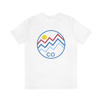 Buy white Colorado T-Shirt - Retro Unisex Colorado T Shirt