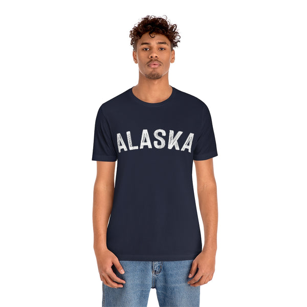 Alaska T-Shirt - Paint Text Unisex Alaska Shirt
