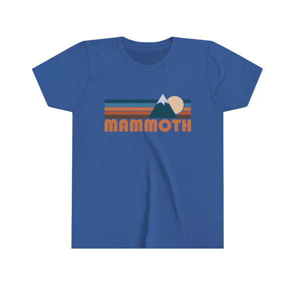 Mammoth Youth T-Shirt - Retro Mountain California Kid's TShirt
