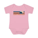 Chattanooga Baby Bodysuit - Retro Mountain Chattanooga, Tennessee Baby Bodysuit-10