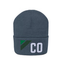 Colorado Beanie - Adult Embroidered Retro Green Colorado Knit Hat-10