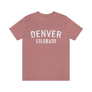 Denver, Colorado Shirt - Paint Text Unisex Denver T-Shirt-4