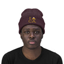California Knit Beanie - Adult Embroidered I Heart / Love California Knit Hat-19