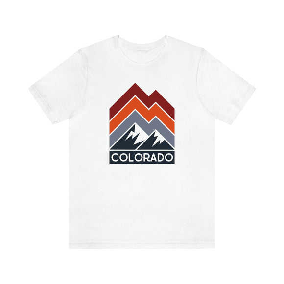 Colorado T-Shirt - Retro Mountain Line Unisex Colorado Shirt