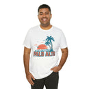 Palo Alto, California T-Shirt - Retro Palm Tree & Beach Unisex Palo Alto Shirt-8