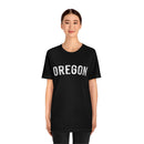 Oregon T-Shirt - Paint Text Unisex Oregon Shirt-8