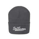 Indiana Beanie - Adult Hand Lettered Embroidered Indiana Knit Hat-6
