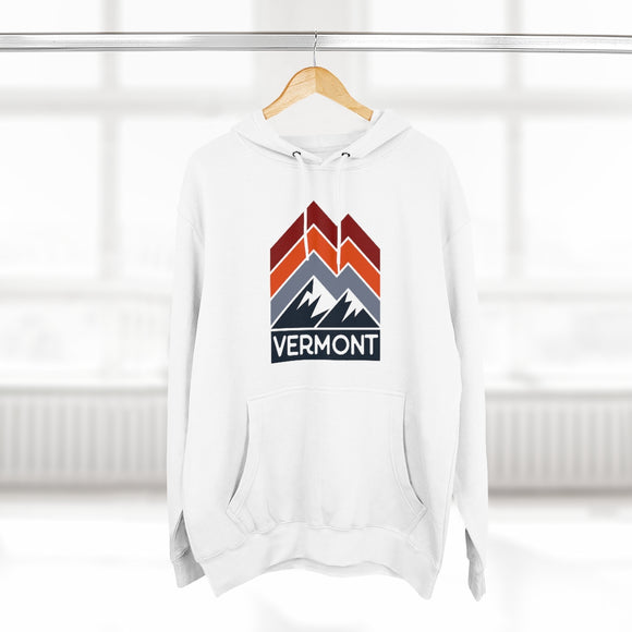 Premium Vermont Hoodie - Retro Unisex Sweatshirt