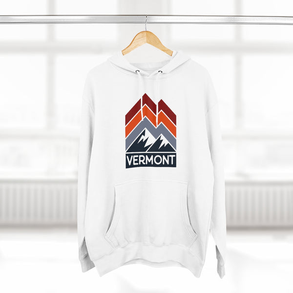 Premium Vermont Hoodie - Retro Unisex Sweatshirt