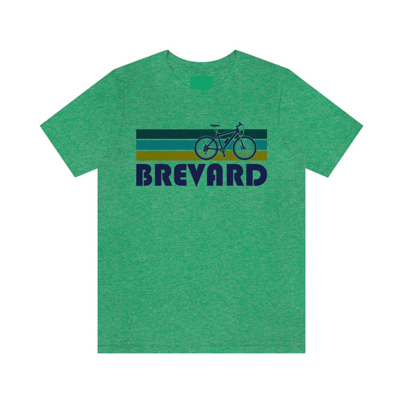 Brevard T-Shirt - Retro Mountain Bike Adult Unisex Brevard, North Carolina T Shirt