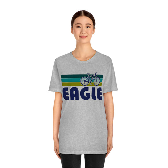 Eagle T-Shirt - Retro Mountain Bike Adult Unisex Eagle, Colorado T Shirt