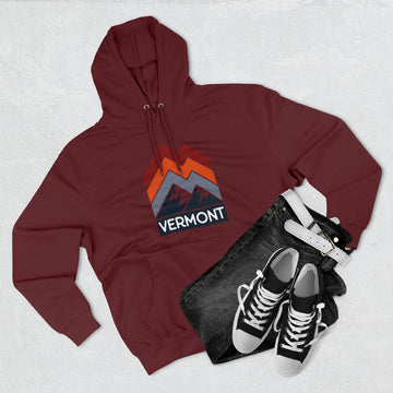 Premium Vermont Hoodie - Retro Unisex Sweatshirt - 0