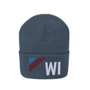 Wisconsin Beanie - Adult Embroidered Retro Wisconsin Knit Hat-10