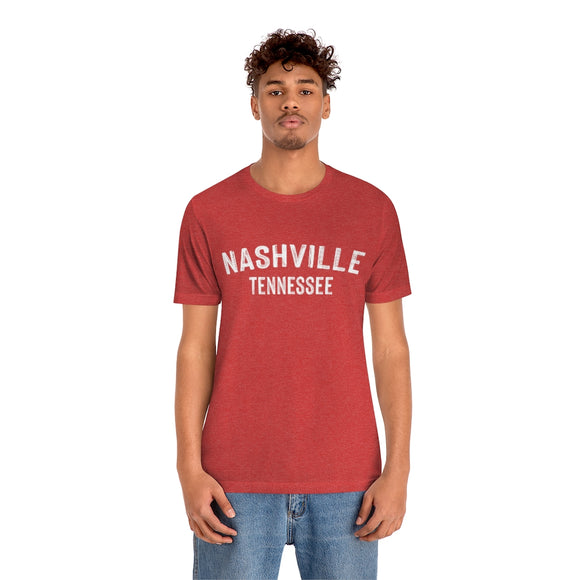 Nashville, Tennessee Shirt - Paint Text Unisex Nashville T-Shirt