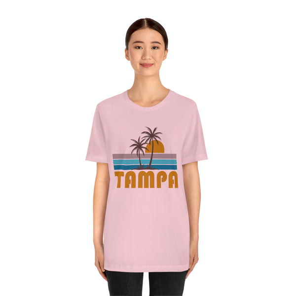 Tampa, Florida T-Shirt - Retro Palm Tree Unisex Tampa Shirt