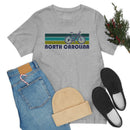 North Carolina T-Shirt - Retro Mountain Bike Adult Unisex North Carolina T Shirt-43