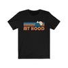Mount Hood, Oregon T-Shirt - Retro Mountain Adult Unisex Mount Hood T Shirt
