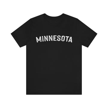 Buy black Minnesota T-Shirt - Paint Text Unisex Minnesota Shirt