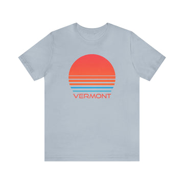 Buy light-blue Vermont T-Shirt - Retro 80s Unisex Vermont Shirt
