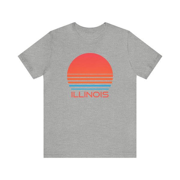 Illinois T-Shirt - Retro 80s Unisex Illinois Shirt