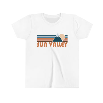 Sun Valley Youth T-Shirt - Retro Mountain Idaho Kid's TShirt - 0