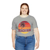 Beach Bum T-Shirt - Retro Palm Tree Unisex Beach Bum Shirt