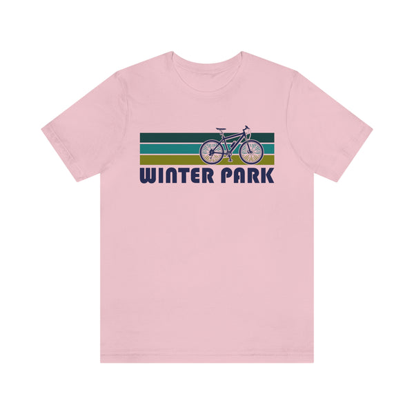 Winter Park T-Shirt - Retro Mountain Bike Adult Unisex Winter Park, Colorado T Shirt