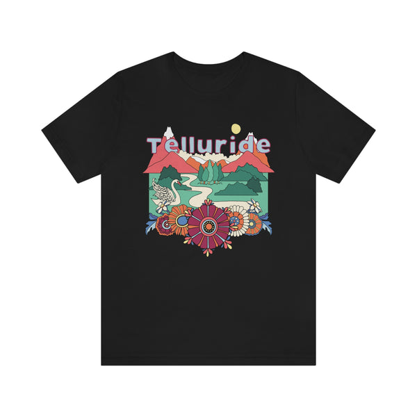 Telluride Shirt, Colorado Retro T-Shirt, Hippie Style Colorado tee, Telluride Mountain Shirt