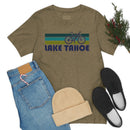 Lake Tahoe T-Shirt - Retro Mountain Bike Adult Unisex Lake Tahoe, Idaho T Shirt-34