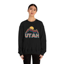 Utah Sweatshirt Mountain - Retro Unisex Mountain-10