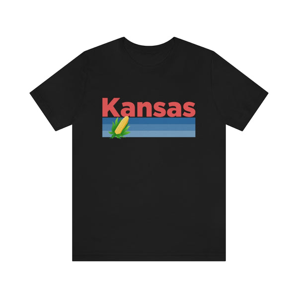 Kansas T-Shirt - Retro Corn Unisex Kansas Shirt
