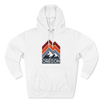 Buy white Premium Oregon Hoodie - Retro Unisex Sweatshirt