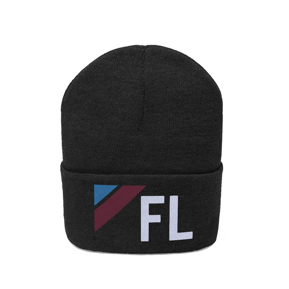 Florida Beanie - Adult Embroidered Retro Florida Knit Hat