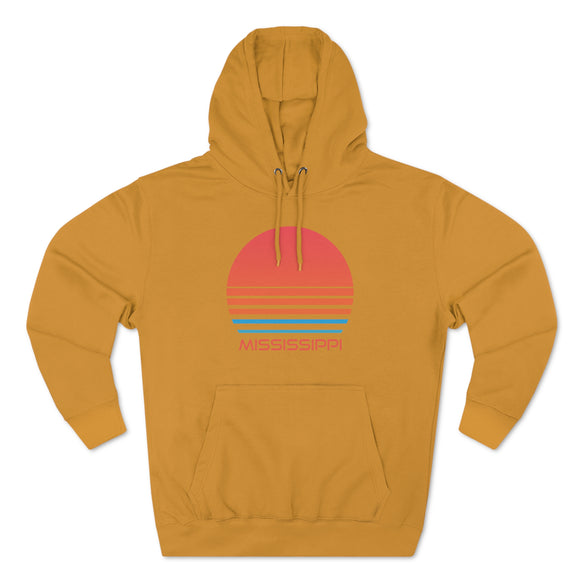 Premium Mississippi Hoodie - Retro 80s Unisex Sweatshirt