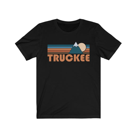 Truckee, California T-Shirt - Retro Mountain Adult Unisex Truckee T Shirt