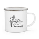Vermont Camp Mug - Retro Enamel Camping Vermont Mug-3